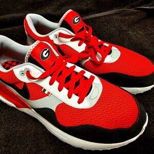 Georgia Bulldogs Nike Unisex Air Max SYSTM Shoe - Red